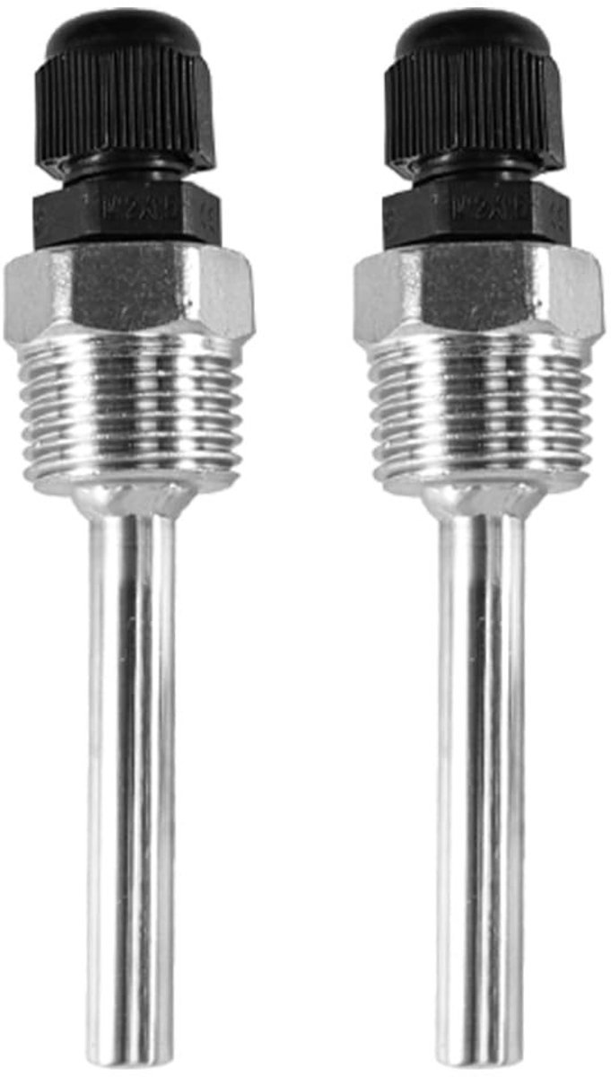 Allecto - Dip Sleeves 304 RVS - Set van 2 - G1/2 Inch Draad voor Temperatuursensor