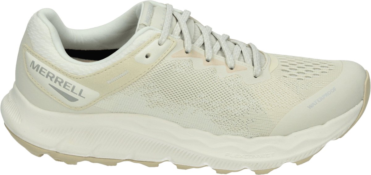 Merrell - J068440 ANTORA 4 WP - Dames wandelschoenenBarefootWandelschoenen - Kleur: Wit/beige - Maat: 39