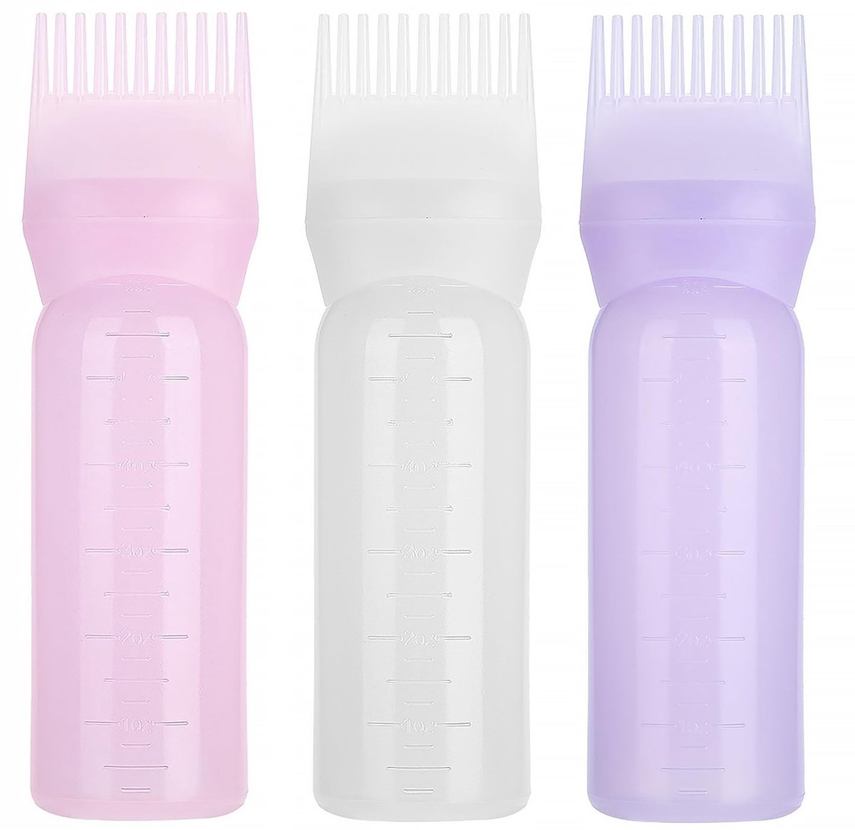 Allecto - Haarolie Applicator - Haarverf en Shampoo Applicator - Duurzaam en Lichtgewicht - 160ml - Haarverfkwast - Geschikt voor Thuisgebruik - 3 ...