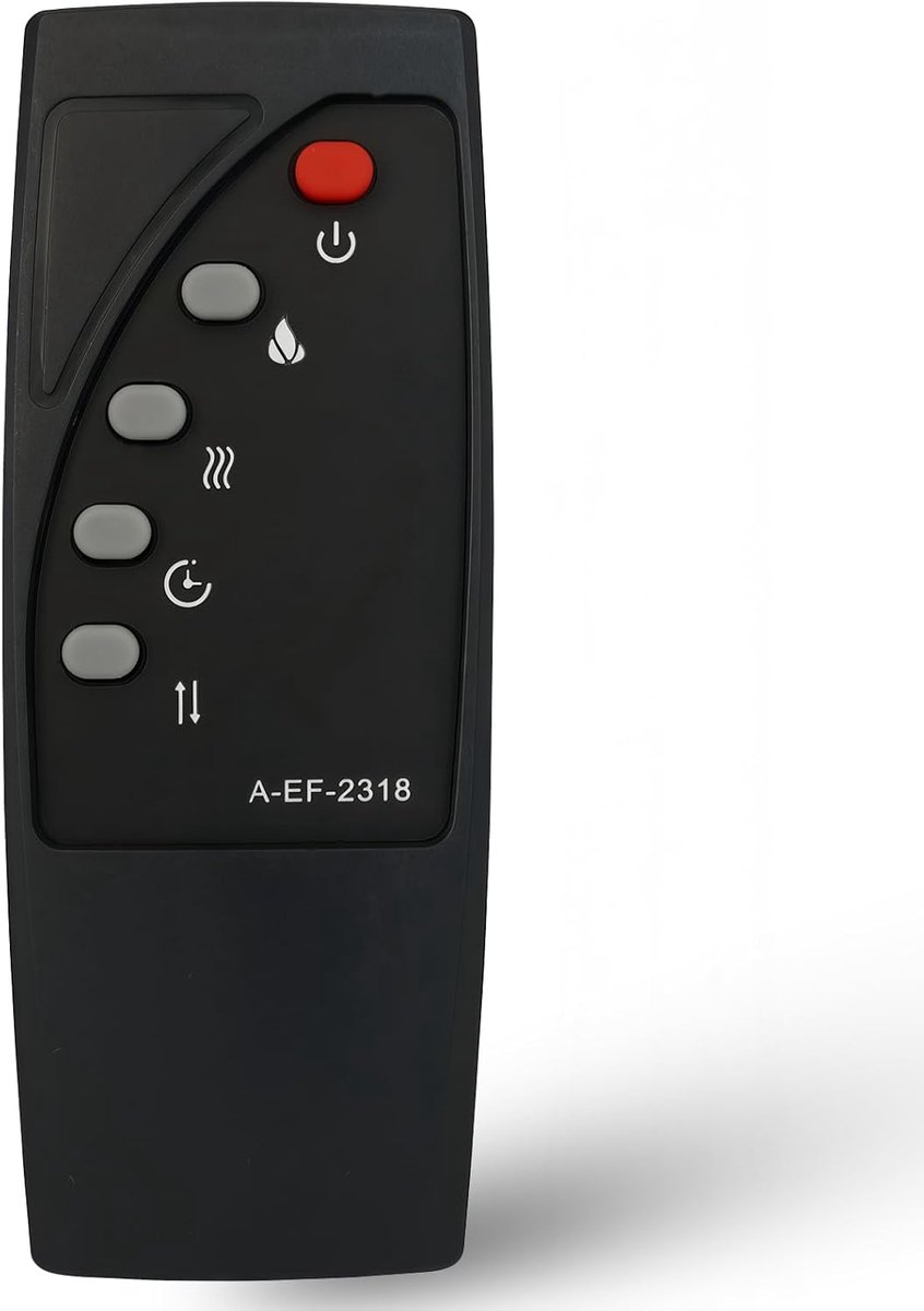 Afstandsbediening Haard - Haard Bediening - Elektrische Haard Bediening - Directe Werking - 10 Meter Bereik - Zwart