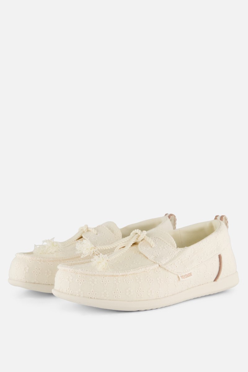 Hey Dude Harbor Breeze Bootschoenen beige Textiel - Maat 40