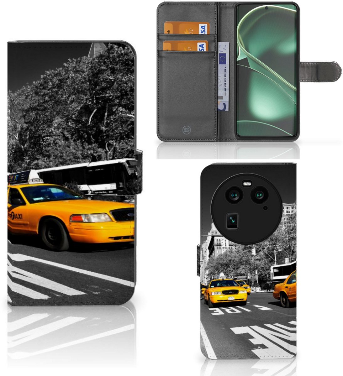 OPPO Find X6 Flip Cover New York Taxi