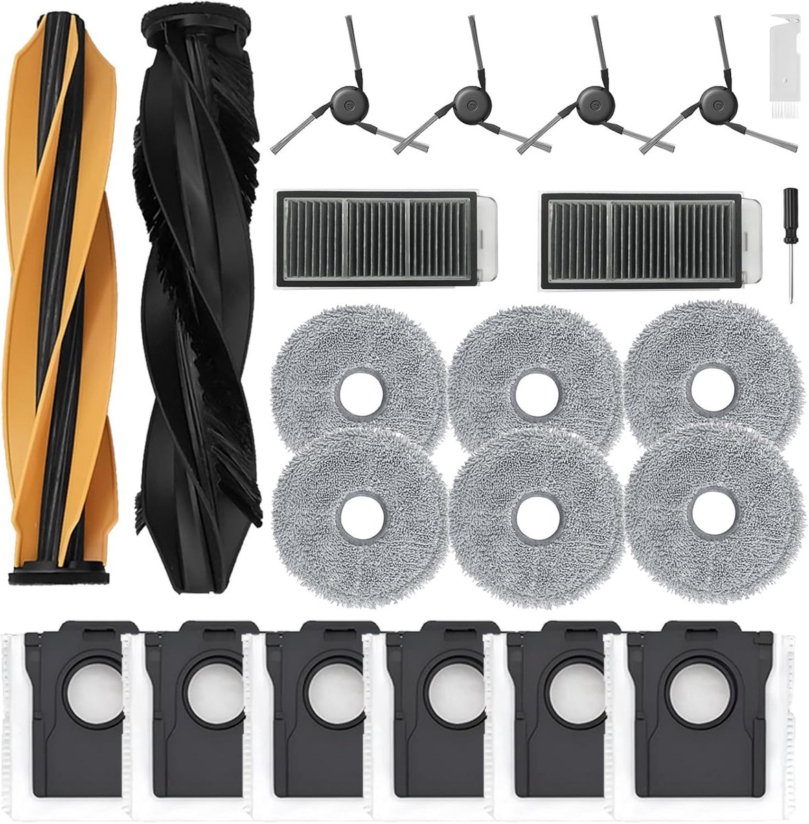 Accessoirekit voor robotstofzuigers uit de Dreame X50/L50-serie.