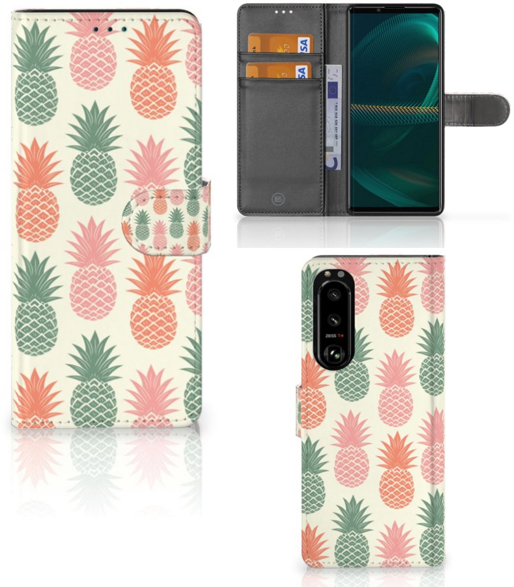 Sony Xperia 5III Book Cover Ananas
