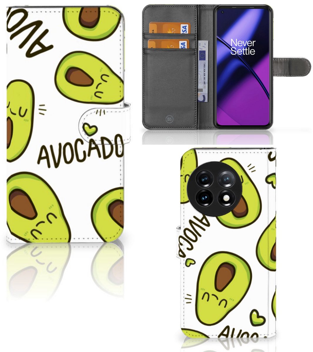 OnePlus 11 Leuk Hoesje Avocado Singing