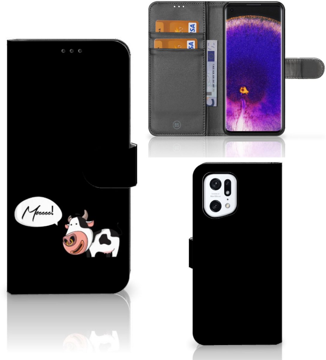OPPO Find X5 Pro Leuk Hoesje Cow