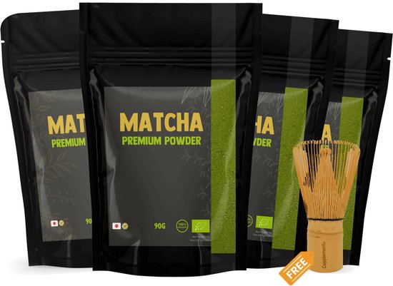 Cupplement® - Matcha Poeder Premium Biologisch Multipack 360