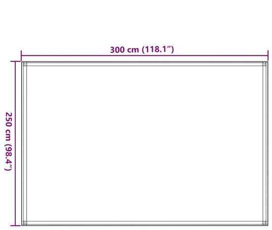 vidaXL - Tenttapijt - 250x300 - cm - HDPE - lichtgroen van Vidaxl — afbeelding 2