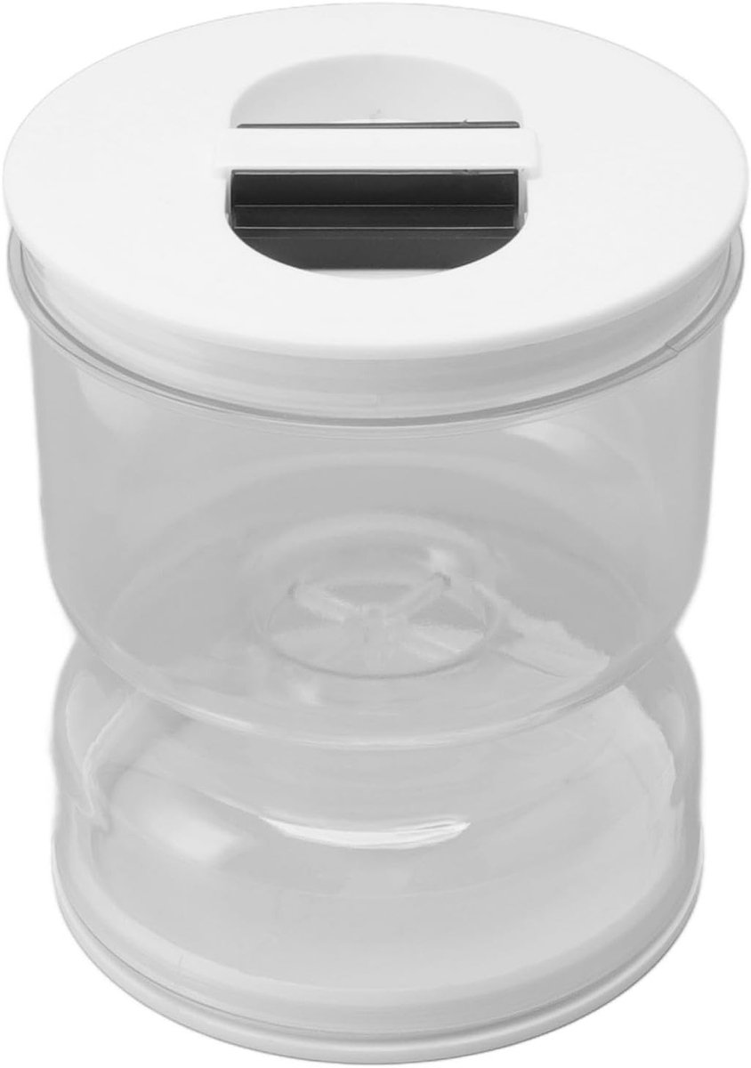 Airtight Pickle Container met Zeef, Omkeerbare Lekvrije Pot voor Kimchi, Jalapeño en Olijv