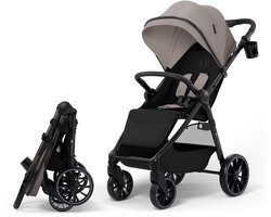 Kinderkraft GRANDE 2 Buggy - Grote wielen - Compact inklapbaar - Beige