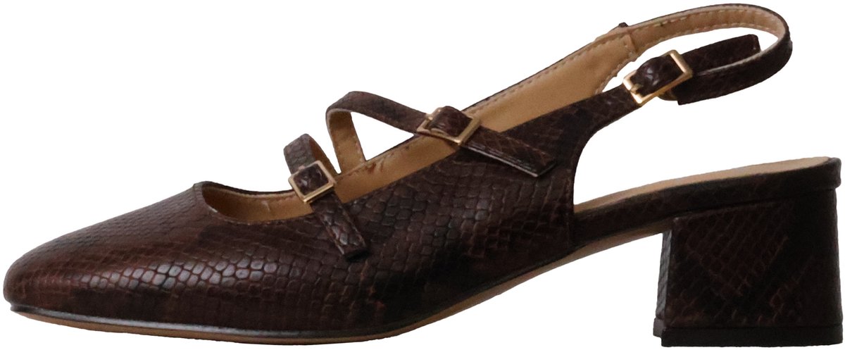 Inia-pumps met hak