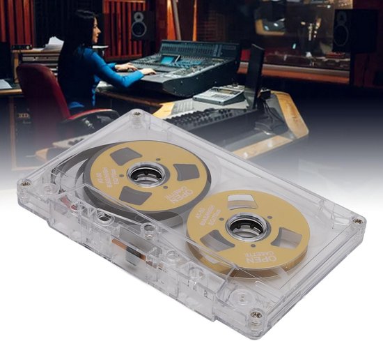 Golden crown - Reel to Reel Cassetteband - Dubbelzijdig - 50 Minuten Opnametijd - Transparante Doos - Audiocassetteband - Ideaal voor Muziekopname - Ges... van Merkloos — afbeelding 3
