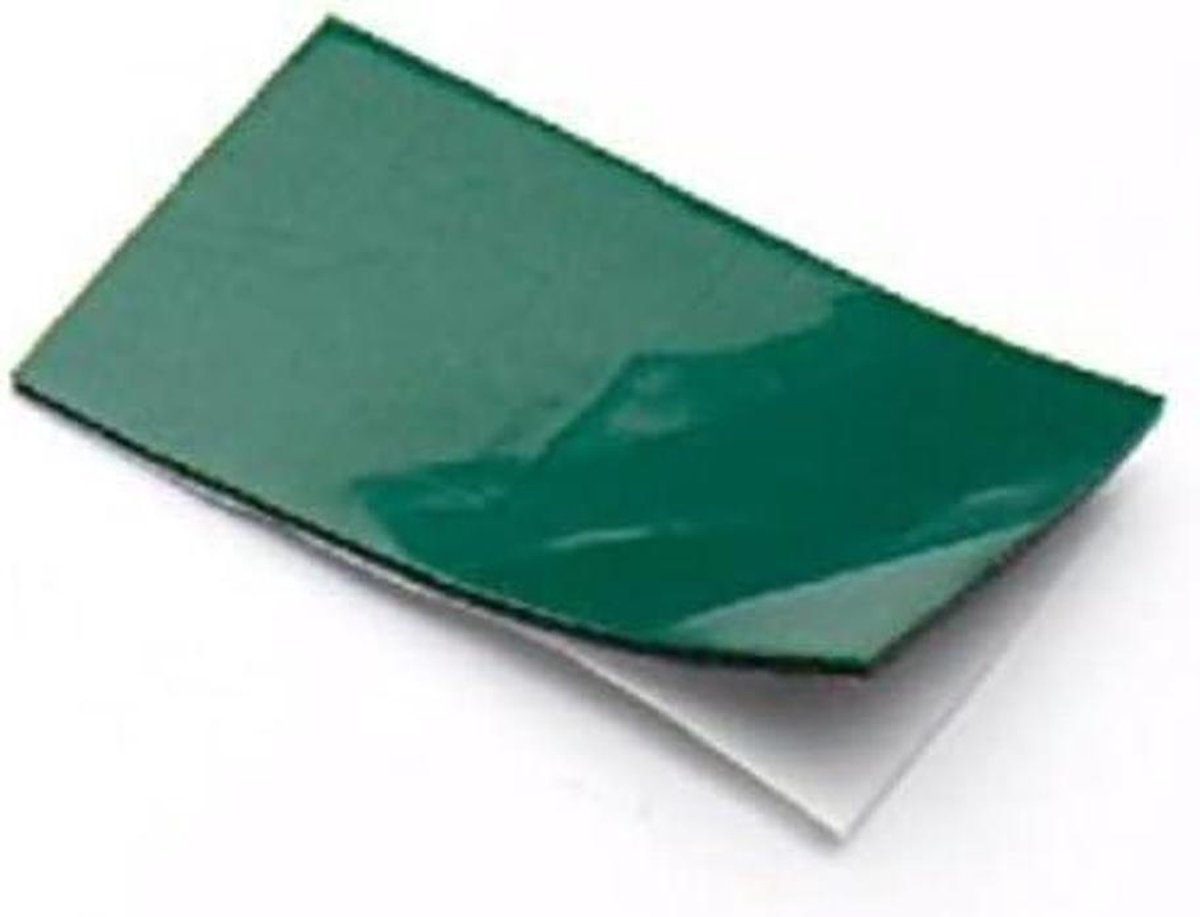 Dubbelzijdige Pads - Zelfklevende Onderlaag - Bevestigen van objecten - Zeer belastbaar plastic - 40 x 27 mm - Wit
