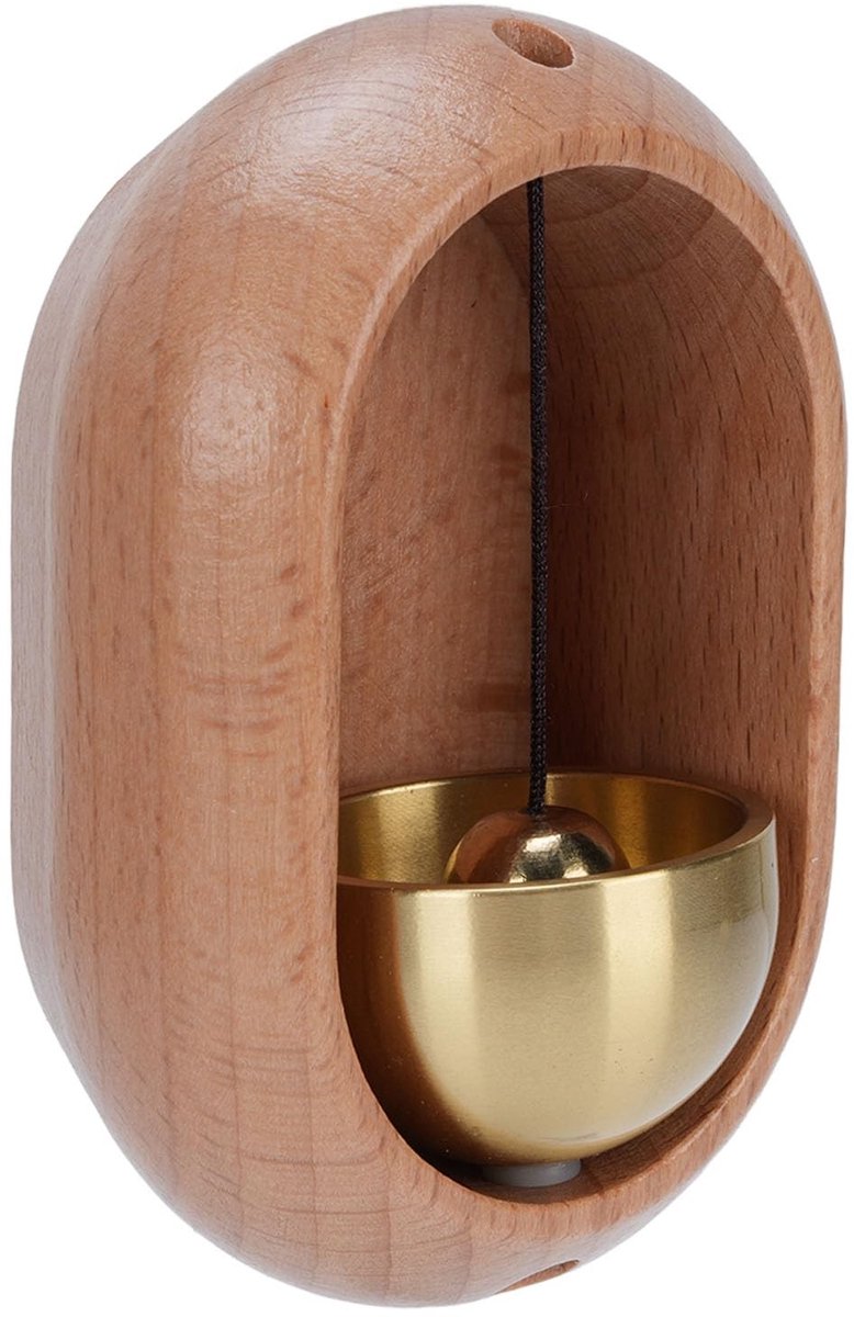 Allecto - Qcwwy Magnetische Deurbels voor Deur, Houten Decoratieve
