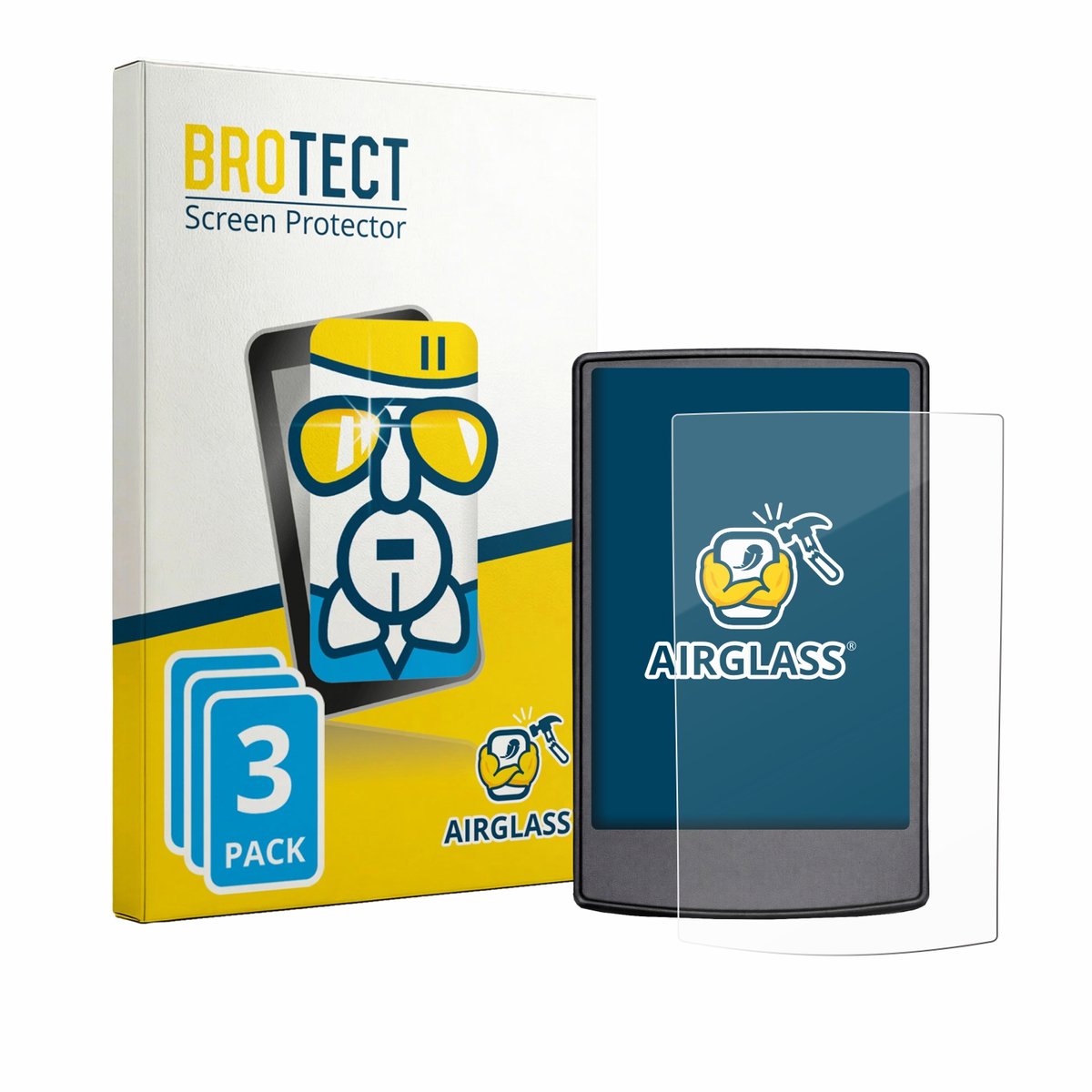 Screenprotector 3 Stuks voor Engwe Engine Pro 3.0 Boost Beschermglas transparant
