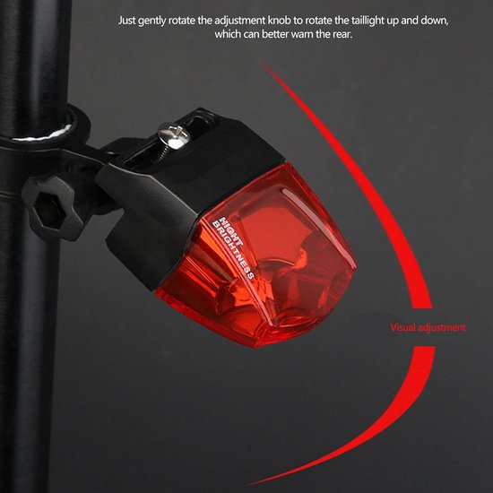 Fietsverlichting Slim - Fietslamp Set - Veilig Fietsen - Zelfopwekkend - 80g - Zwart — afbeelding 3