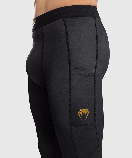 Venum Streamline Spats - Compressielegging voor MMA & BJJ - Zwart/Goud - L van VENUM — afbeelding 3