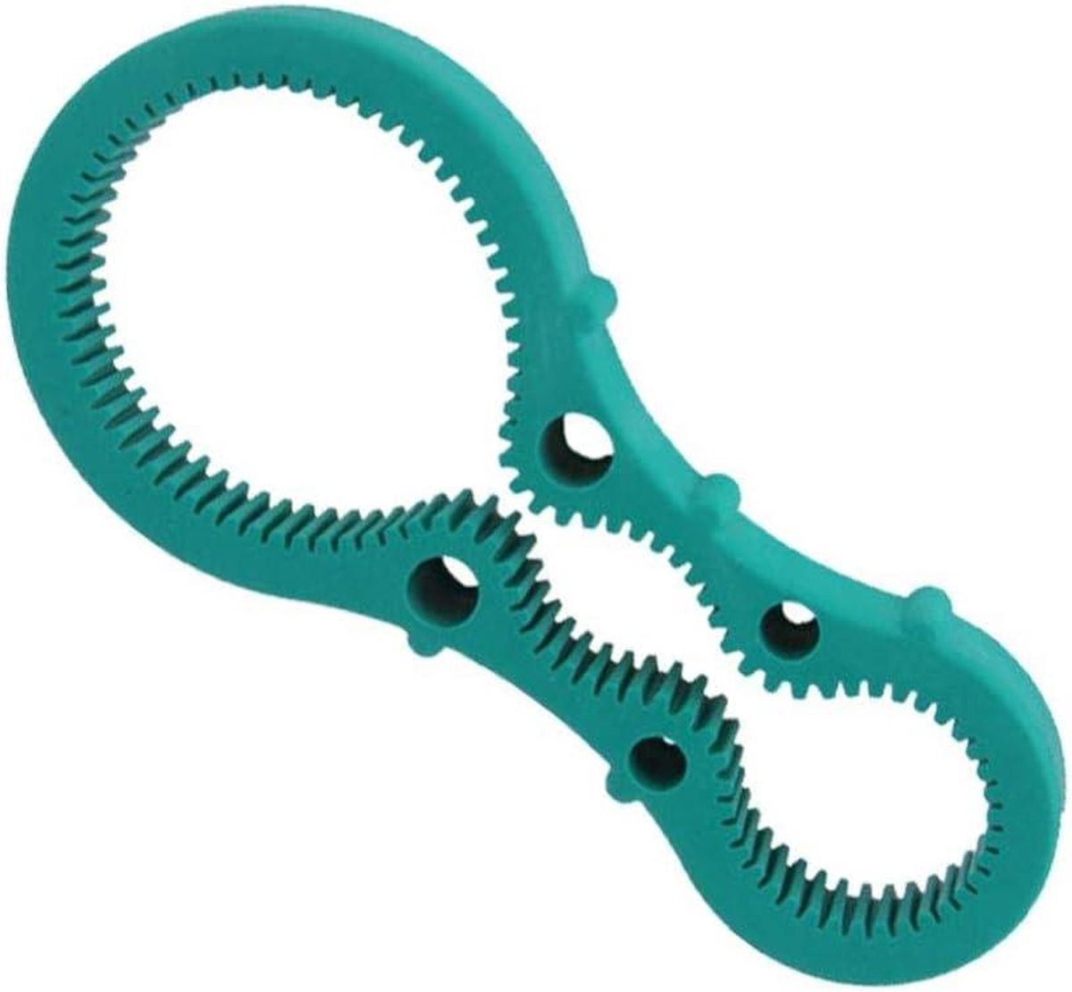 Potopener 3-in-1 - Flesdeksel Gripper - Keuken Hulp - Ergonomisch Antislip - Tot 70mm - Groen