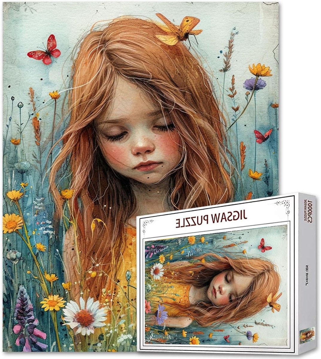 Legpuzzel Vlinders - Puzzel voor volwassenen - Ontspannend tijdverdrijf - 1000 stukjes - 50 x 70 cm - Kleurrijk