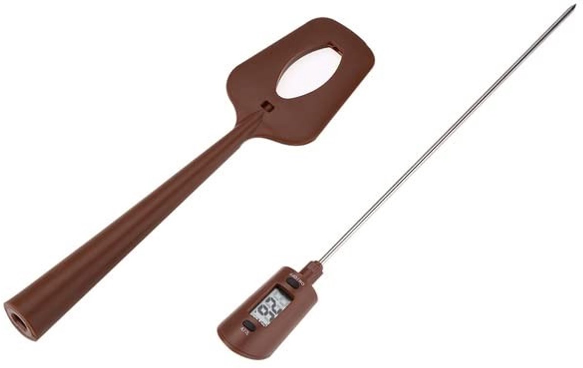 Nikou Digitale Voedselthermometer met Spatel - Perfect voor Chocolade en Saus