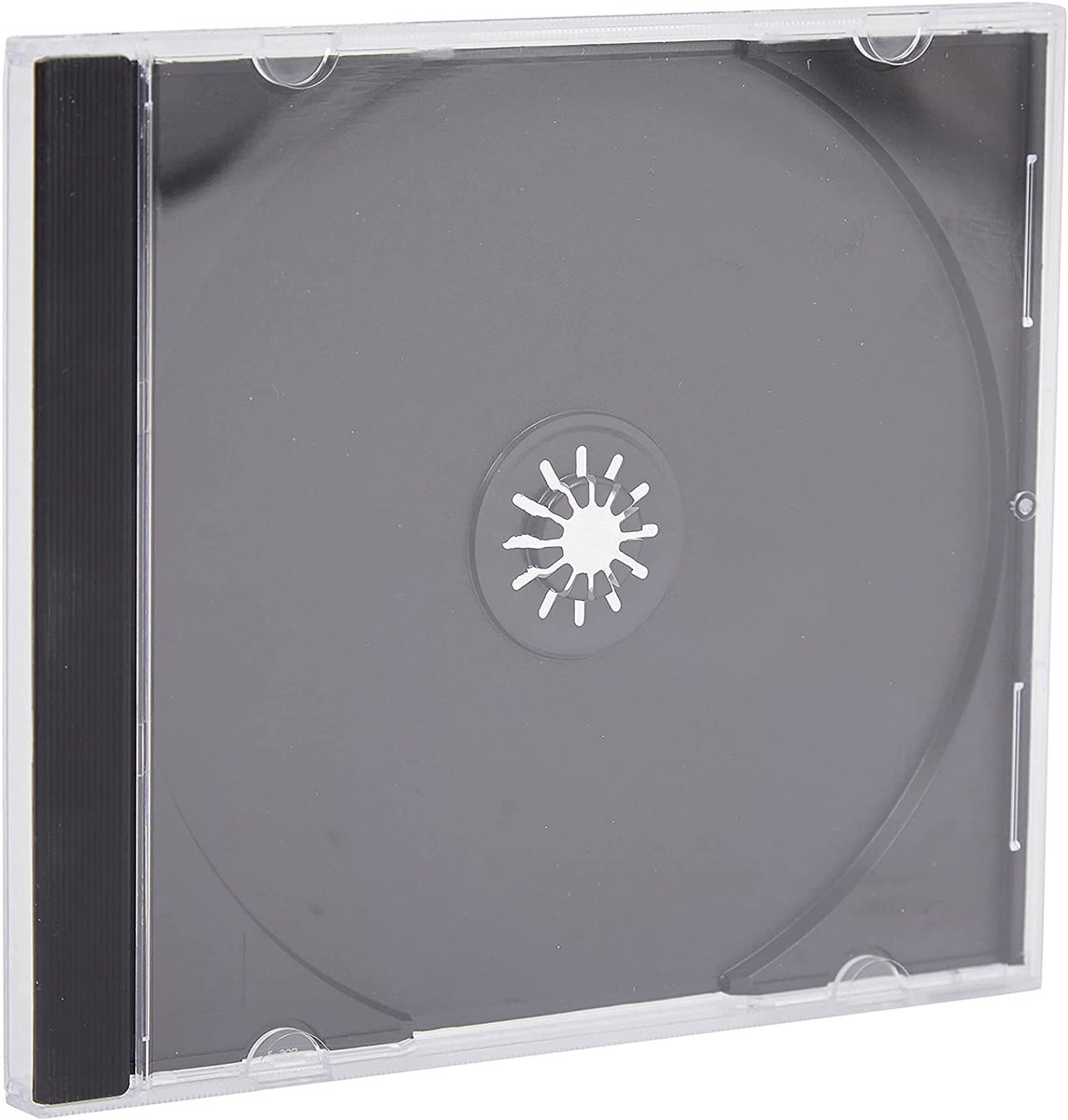 25 x Zwarte Single CD Jewel Case - Verpakt per stuk