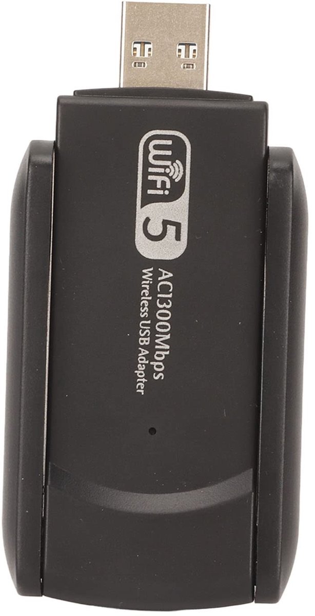 Allecto - USB3.0 WiFi-adapter - Hoge Prestaties - Stabiele Transmissie - Dual Band - Laptop-netwerkkaart - Ideaal voor Kantoor en Bedrijven