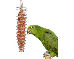 Foraging voederhuisje voor vogels - Fruit, groenten en zaden houder voor papegaaien, parkieten, en andere huisdieren zoals cavia's en chinchilla's