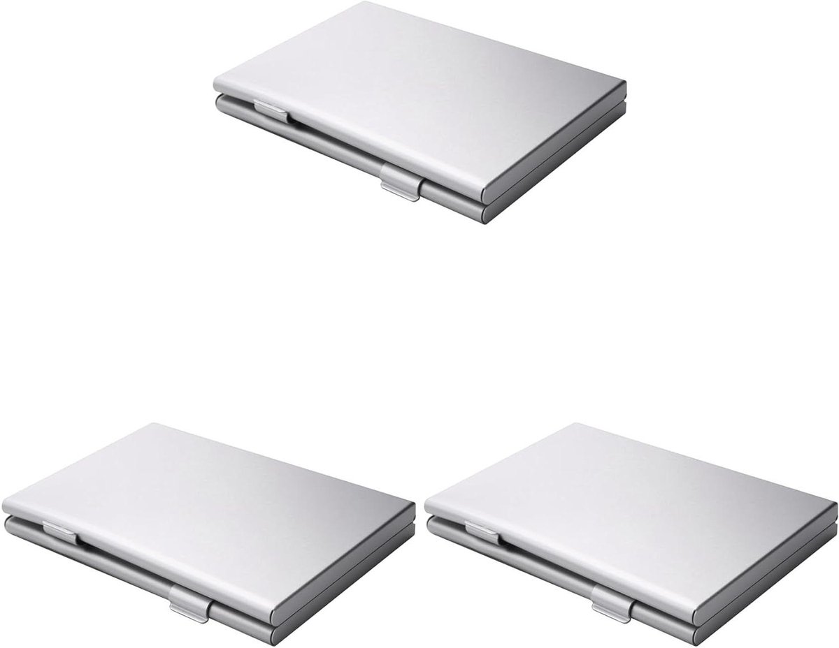 Geheugenkaarthouder Box - Micro SD Opslag - Kaarten Organiseren - Aluminium Frame - 24 Kaarten - Willekeurige Kleur