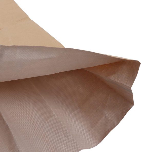 Opbergzakken Tuinafval - Bladzakken Herbruikbaar - Afval Verzamelen - Scheurvast Materiaal - 5 Stuks 100cm - Bruin — afbeelding 5