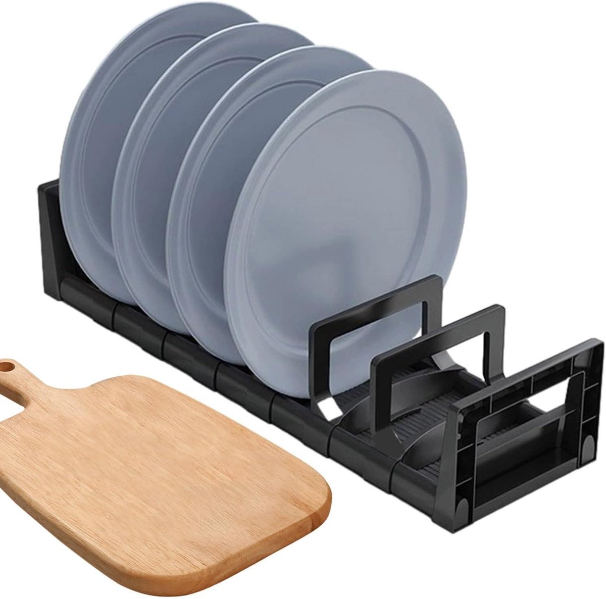 Lade organizer - Bordenhouder - Keuken opruimen - Roestvrij aluminium - 40 cm - Zilver