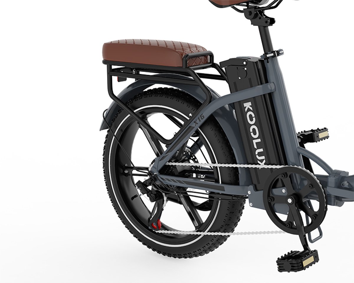 KOOLUX - X16 Elektrische Vouwfiets - 20 x 3.0 Inch Dikke Banden - Maximaal bereik 90km thumbnail 3