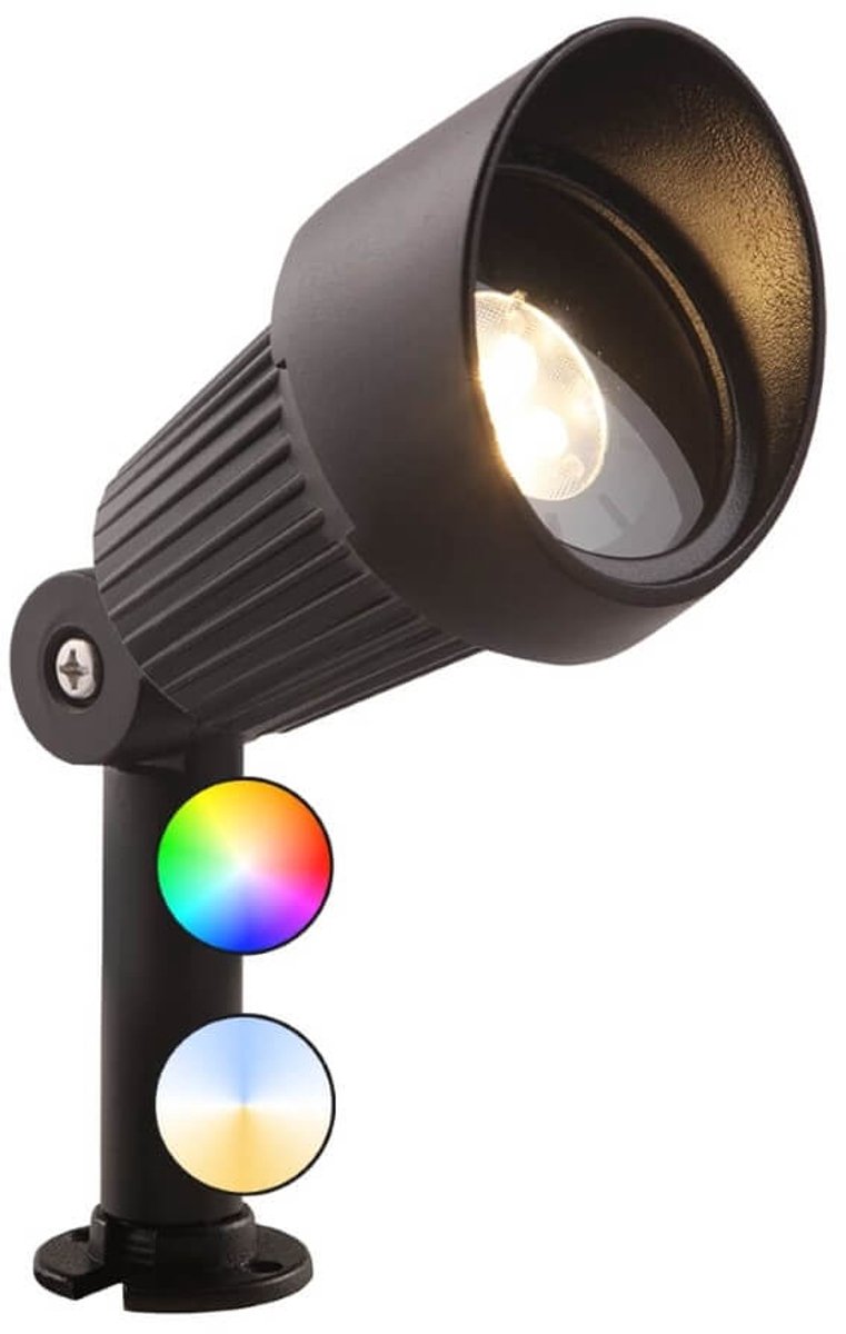 Garden Lights Focus Smart grondpin MR16 RGB CCT IP67- zwart (3221011)