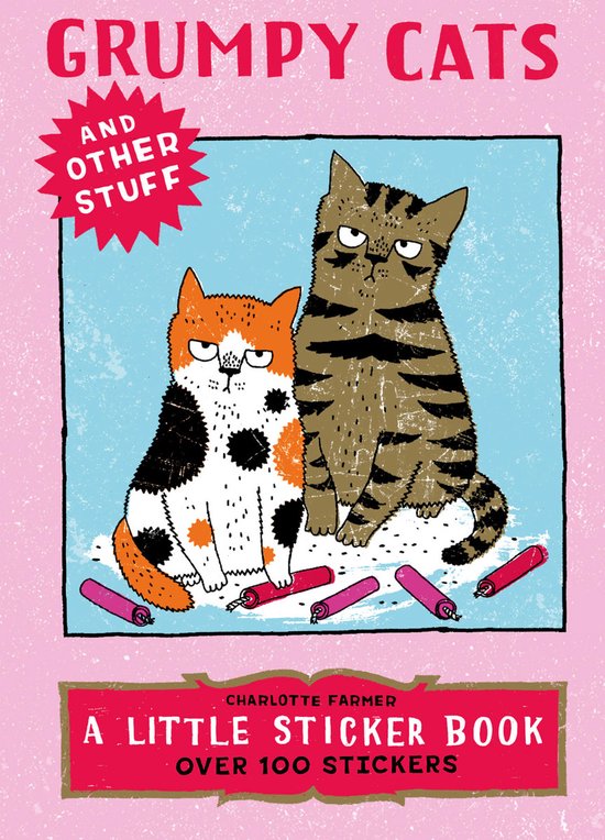 Little Sticker Books- Grumpy Cats and Other Stuff - cover