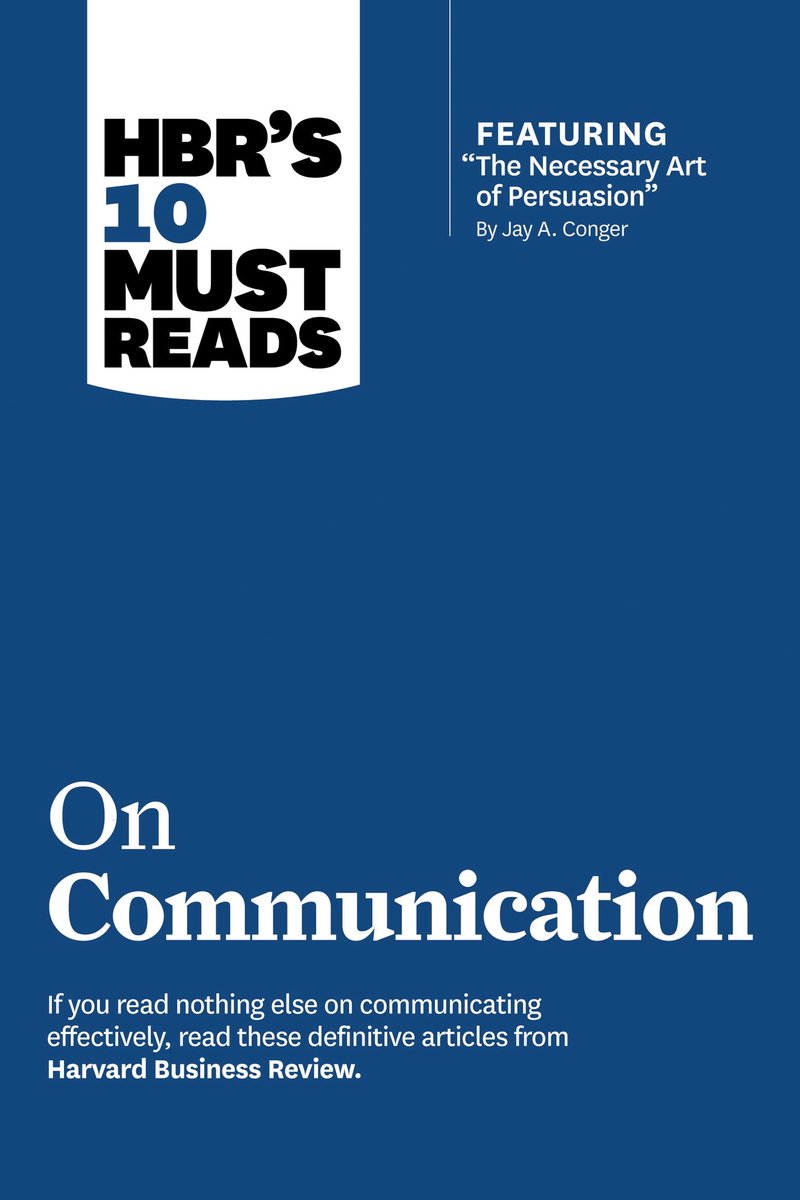 Omslag van HBRs 10 Must Reads On Communication