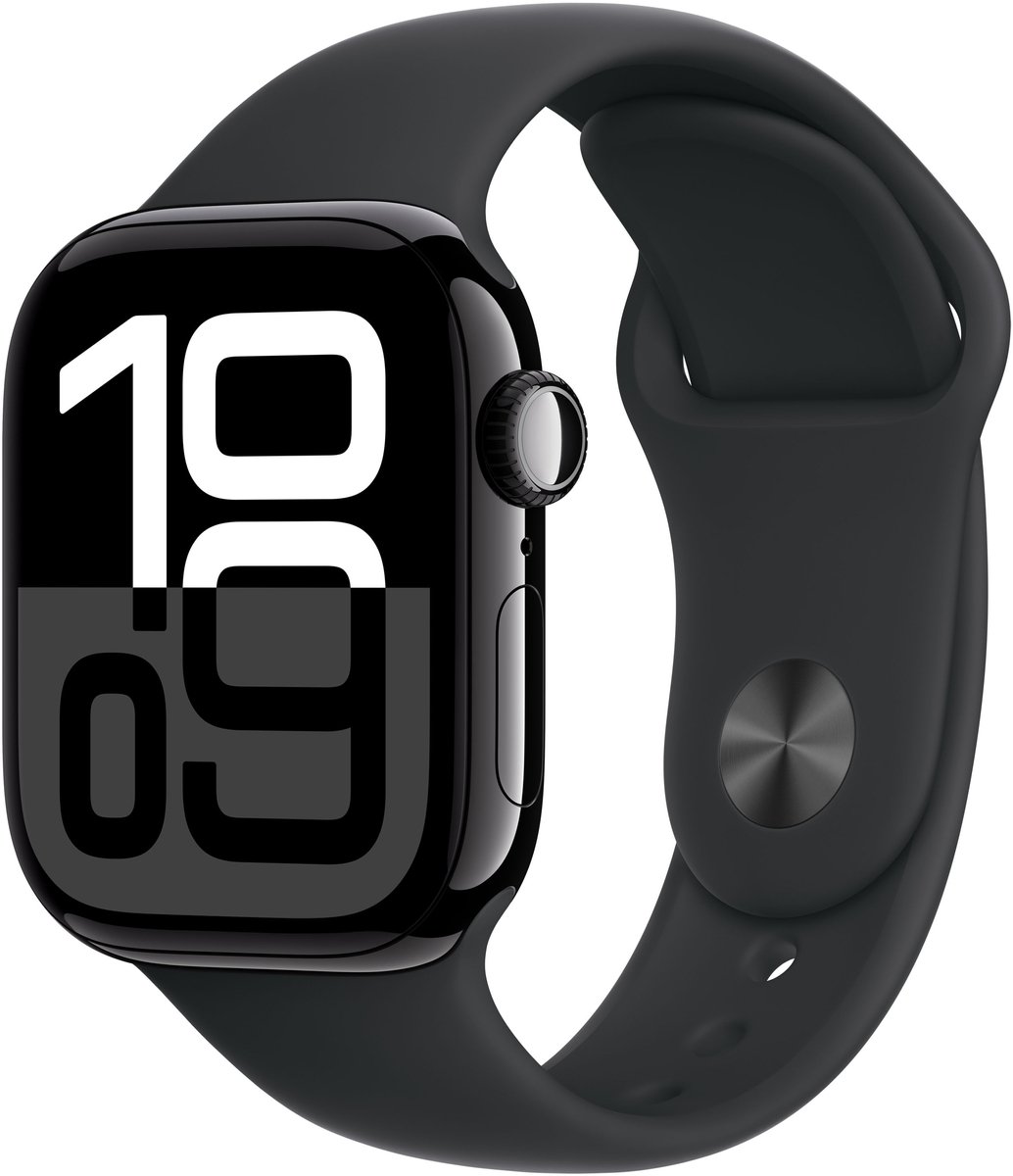 Apple Watch Series 10 Sporthorloge 42mm Zwart Aluminium met - Apple - €404,00