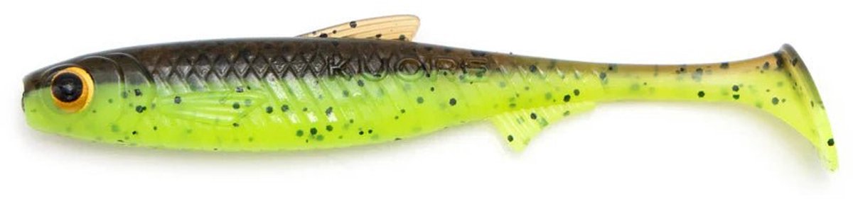 Kuore Recoil Shad Chartreuse Brown 11cm Chartreuse Brown