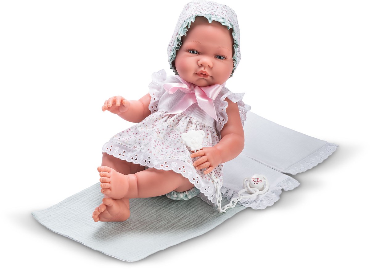 Asi babypop Maria 43cm - poppenjurk Cloe - speelgoedpop.