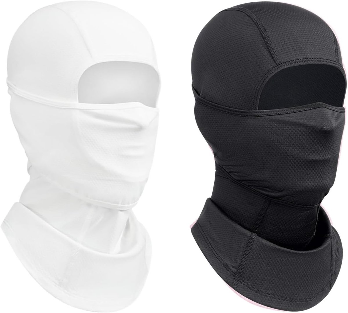 Ademende Winddichte Balaclava Gezichtsmasker voor Mannen en Vrouwen - Volledige Gezichtsbedekking voor Skiën en Fietsen, 2 Stuks