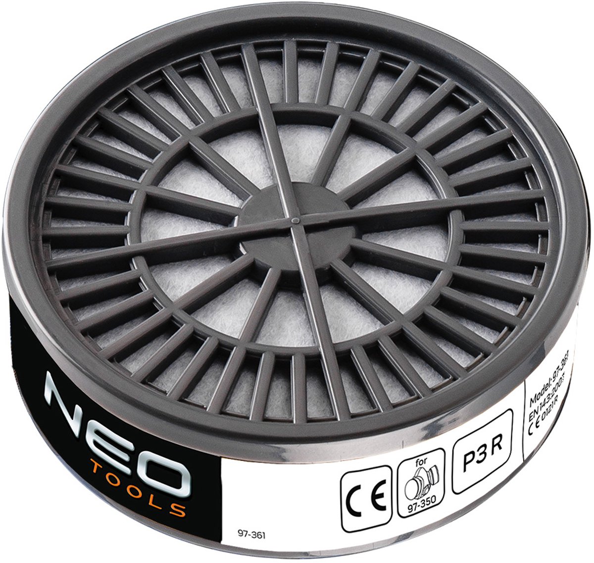NEO 97-361 - Beschermingsfilter - P3 R - Geschikt voor Halfmasker