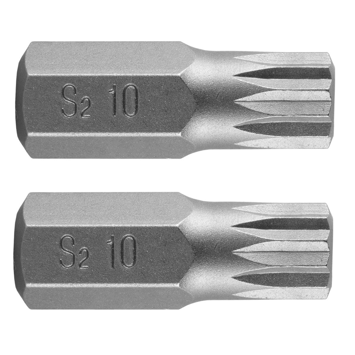 Grupa Topex - Spline Eindstuk - M10 - 30mm - Staal S2