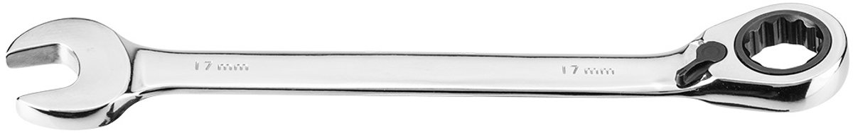 NEO Serie - Ringsleutel met Ratchet - 17 mm - 72 Tanden - Chroom-vanadiumstaal