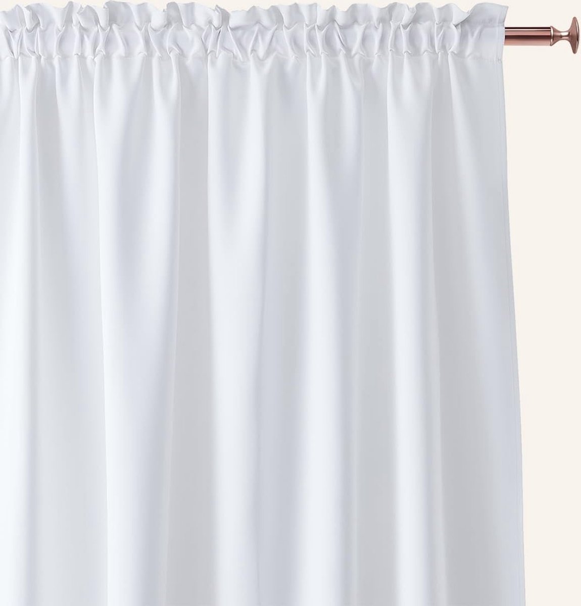 Goodivery ® Gordijn met Moderne Verduistering en Decoratief Plooiband Design voor Woonkamer en Slaapkamer