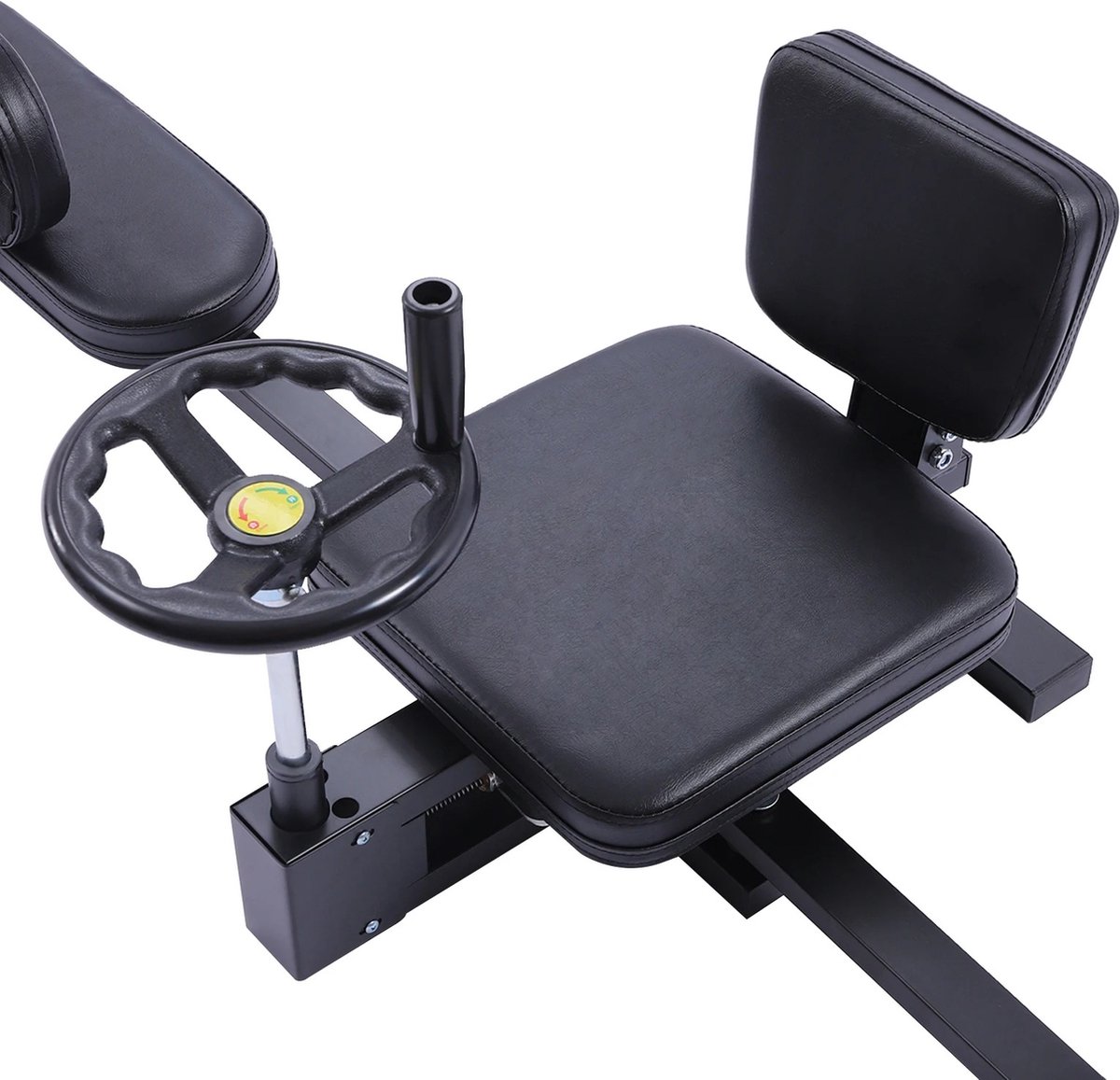 RM Store® - Beenstretcher - Benentrainer - Stretching Machine - Trainingsapparatuur - Flexibiliteit - Eenvoudige installatie - Home Gym - Zwart - 160 x 92.5 x 44 cm.