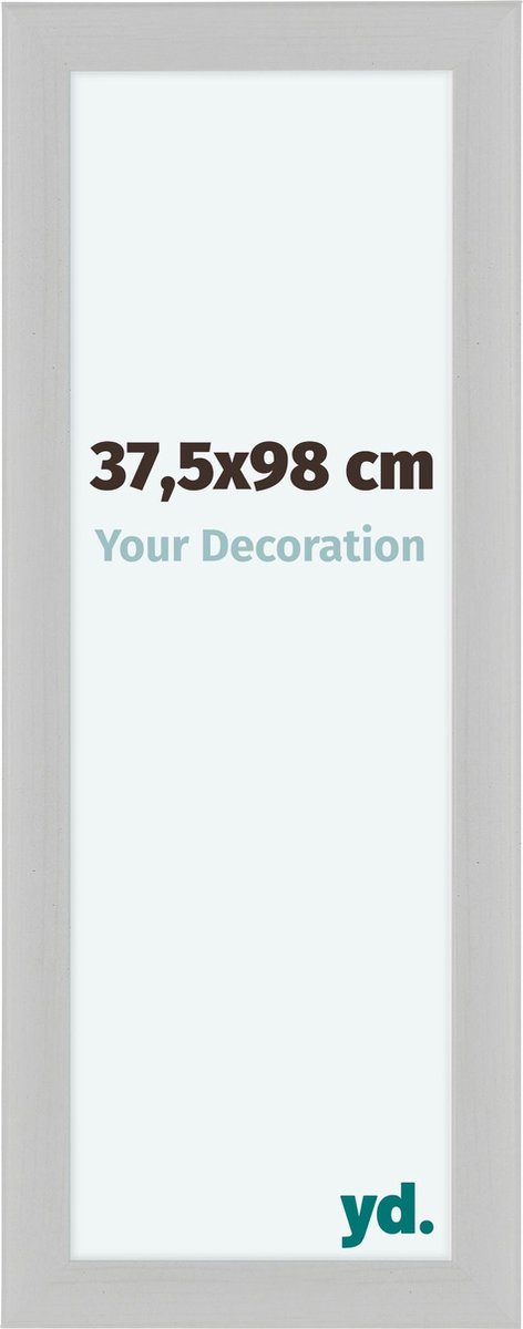 yd. Your Decoration - Fotolijst 37,5x98 cm - MDF - Wit Houtnerf - Como
