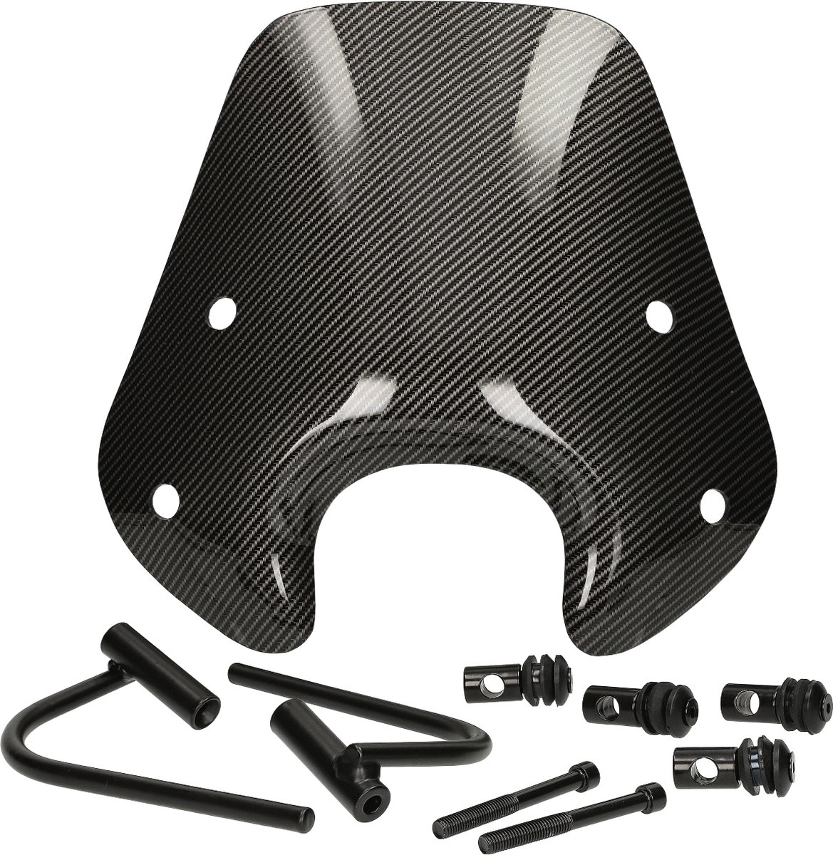Mezoly Windscherm laag Piaggio Zip 2000 carbon