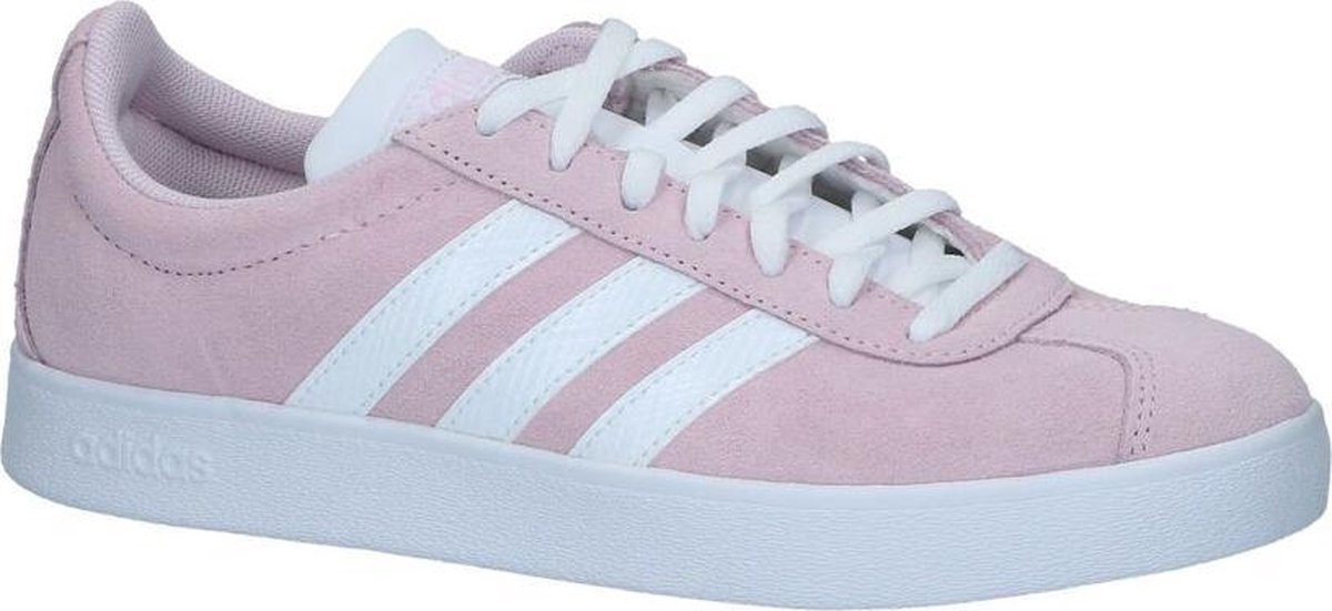 adidas Vl Court 2.0 Dames Sneakers - Aero Pink S18/Ftwr White/Light Granite  - Maat 36 | bol.com