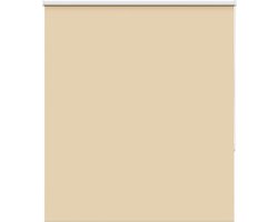 vidaXL - Rolgordijn - verduisterend - 140x150 - cm - stofbreedte - 136,6 - cm - beige