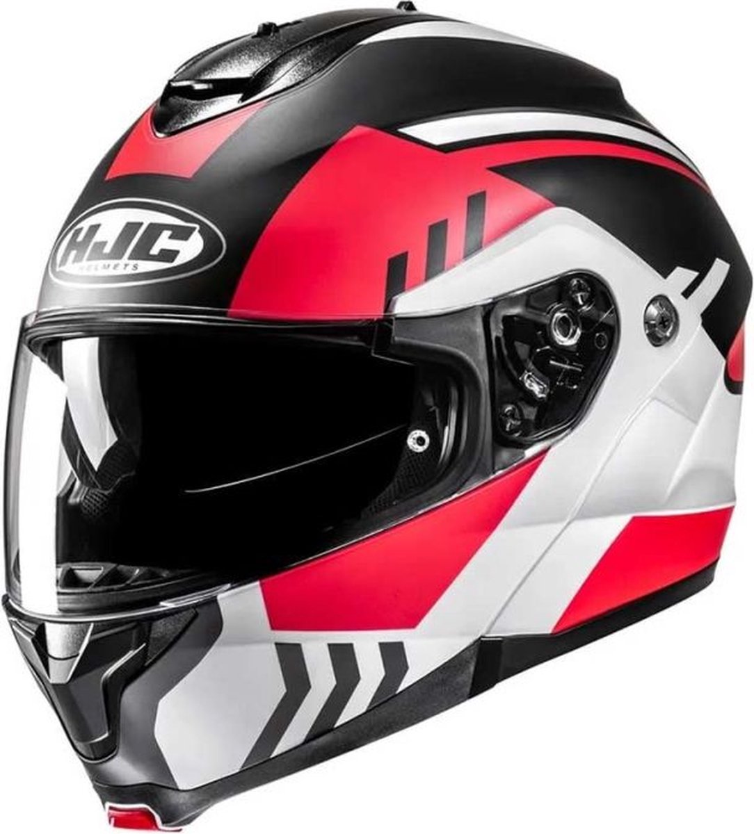 HJC C91N Kaon - Wit / Rood - M
