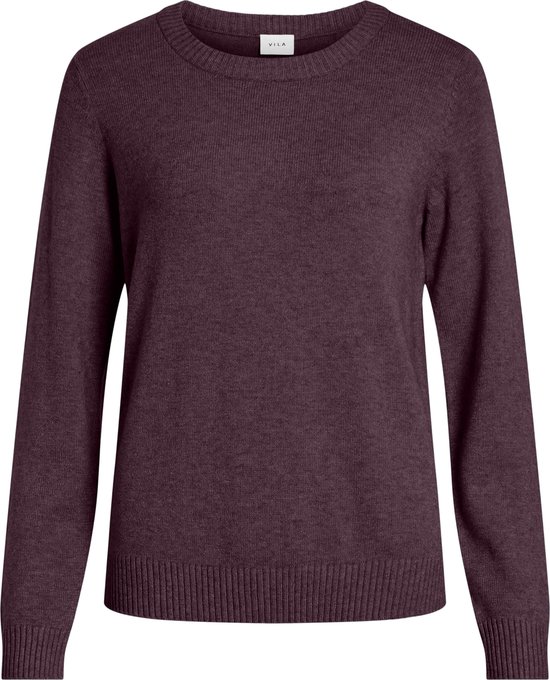 VILA - VIRIL O-NECK L/S KNIT TOP - NOOS - Dames - Gebreide truien