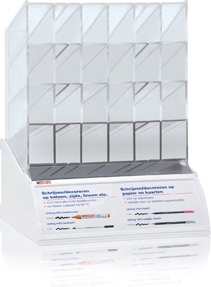 Display edding schrijfwarenschap leeg